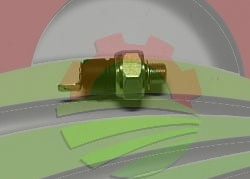 Czujnik ciśnienia oleju MF 1877721M92